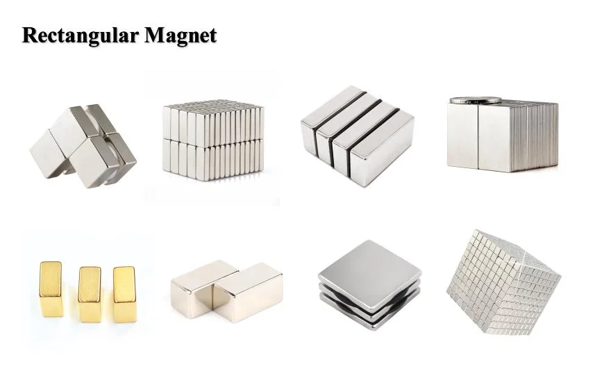 N52 Super Strong Rectangle Neodymium Magnet Strong Block Neodymium Magnet Magnetic Material