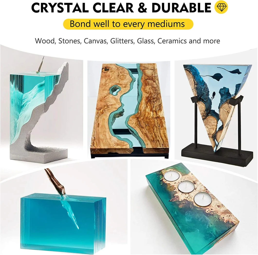 Epoxy Resin Kits Crystal Clear Casting Resin for Tumblers Jewelry